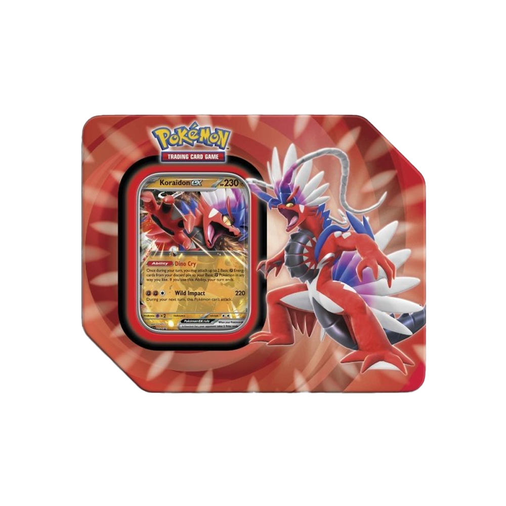 (TCGA) Pokemon TCG: Paldea Legends (Large) Tin (Koraidon ex)