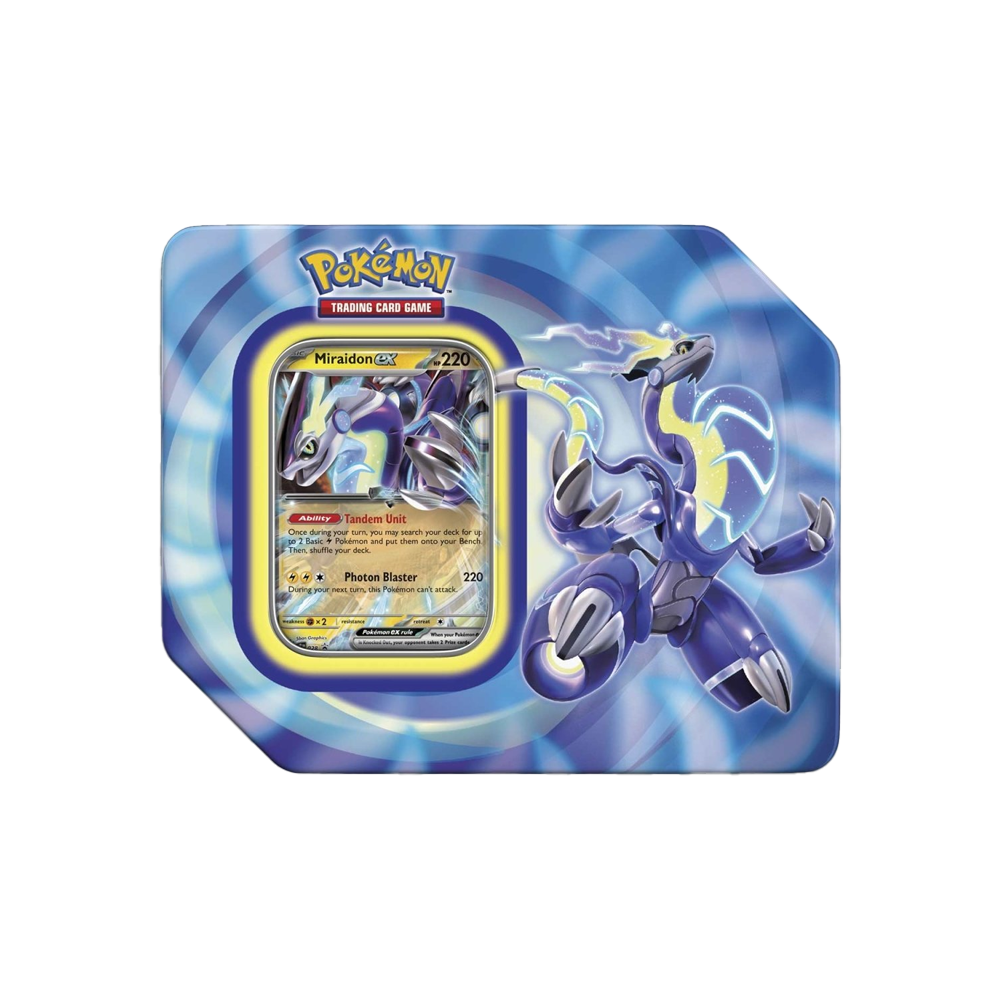 (TCGA) Pokemon TCG: Paldea Legends (Large) Tin (Miraidon ex)